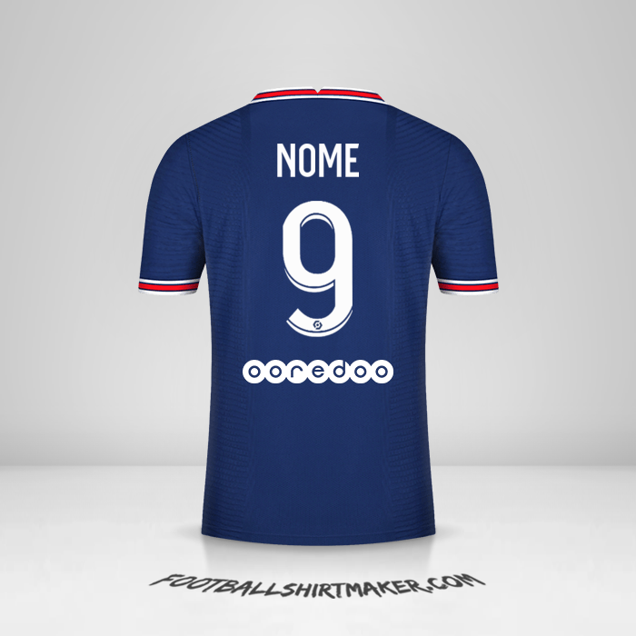 Maglia Paris Saint Germain 2021/2022 -  nome - 9