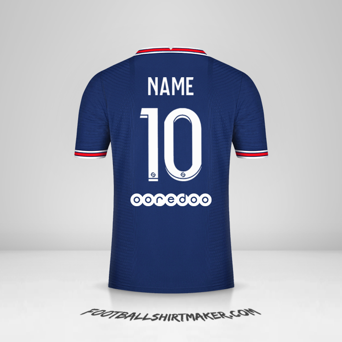 Shirt Paris Saint Germain 2021/2022 -  name - 10
