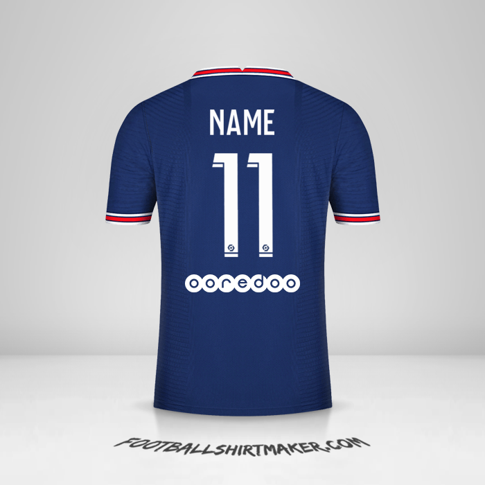 Jersey Paris Saint Germain 2021/2022 -  name - 11