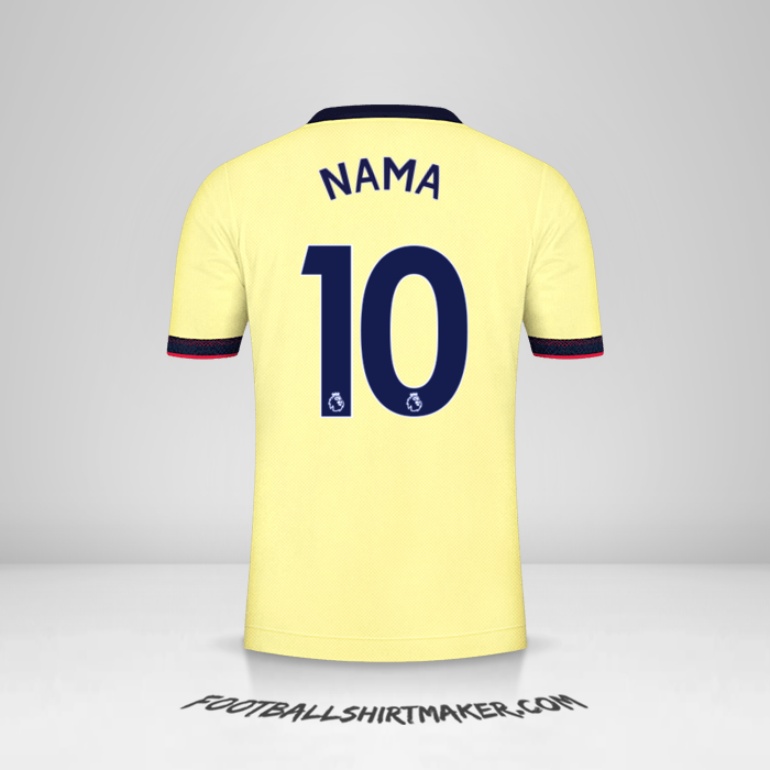 Jersey Arsenal 2021/2022 Alternatif -  nama - 10