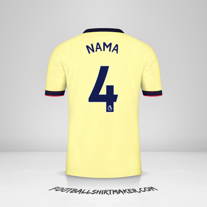 Jersey Arsenal 2021/2022 Alternatif -  nama - 4