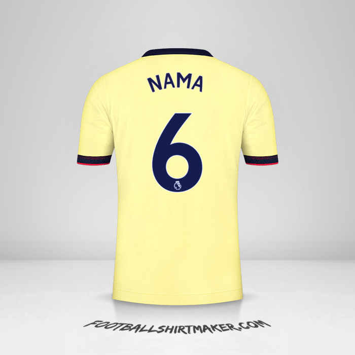 Jersey Arsenal 2021/2022 Alternatif -  nama - 6
