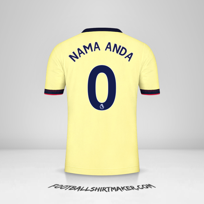Jersey Arsenal 2021/2022 II -  nama anda - 0