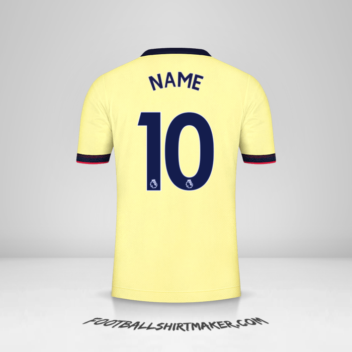 Trikot Arsenal 2021/2022 Auswärts -  name - 10
