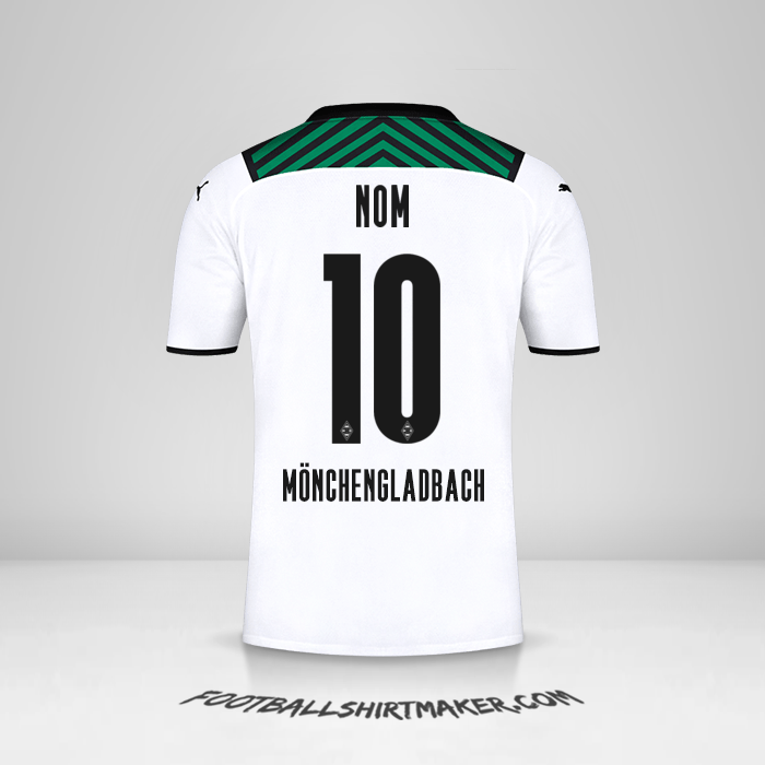 Maillot Borussia Monchengladbach 2021/2022 -  nom - 10