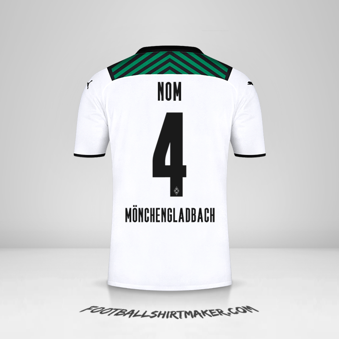 Maillot Borussia Monchengladbach 2021/2022 -  nom - 4