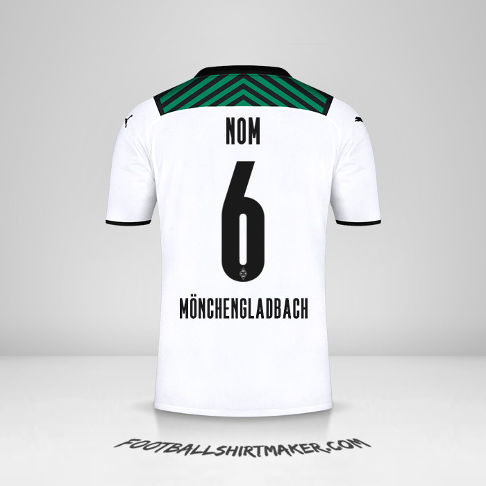 Maillot Borussia Monchengladbach 2021/2022 -  nom - 6