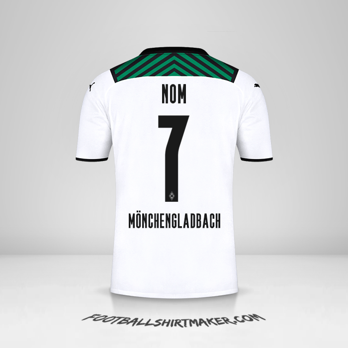 Maillot Borussia Monchengladbach 2021/2022 -  nom - 7