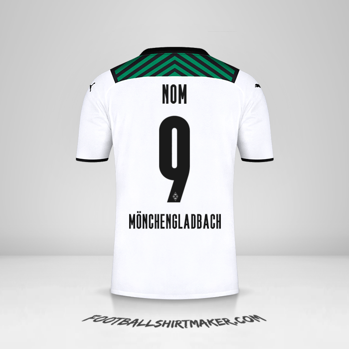 Maillot Borussia Monchengladbach 2021/2022 -  nom - 9