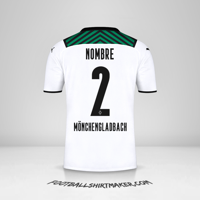 Jersey Borussia Monchengladbach 2021/2022 -  nombre - 2