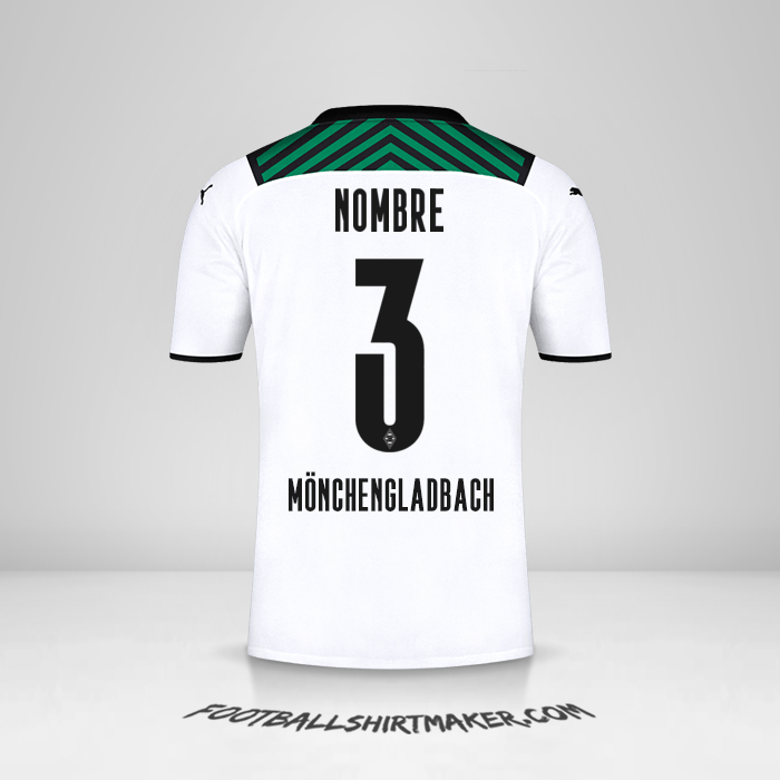 Jersey Borussia Monchengladbach 2021/2022 -  nombre - 3