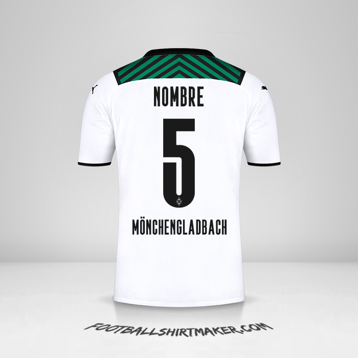 Camiseta Borussia Monchengladbach 2021/2022 -  nombre - 5
