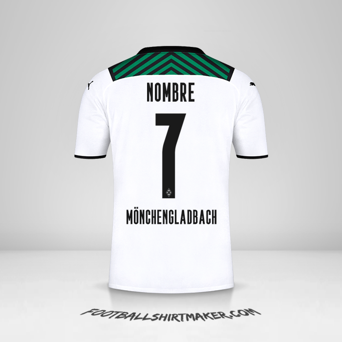 Jersey Borussia Monchengladbach 2021/2022 -  nombre - 7