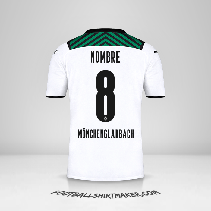 Jersey Borussia Monchengladbach 2021/2022 -  nombre - 8