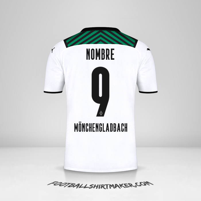 Jersey Borussia Monchengladbach 2021/2022 -  nombre - 9