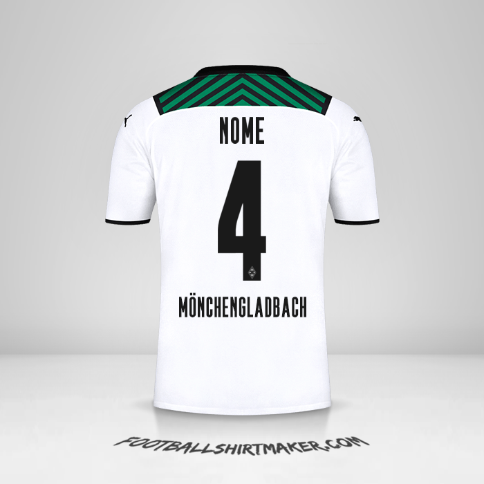 Maglia Borussia Monchengladbach 2021/2022 -  nome - 4