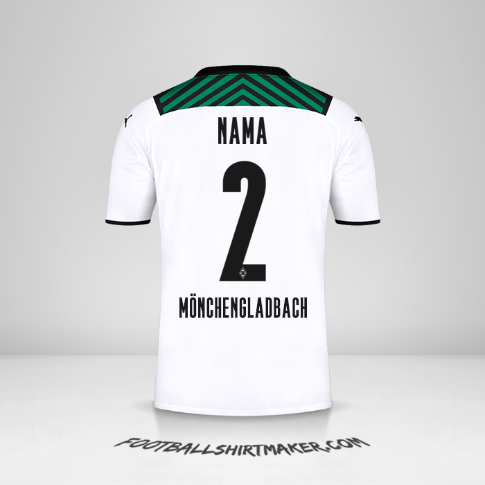 Jersey Borussia Monchengladbach 2021/2022 -  nama - 2