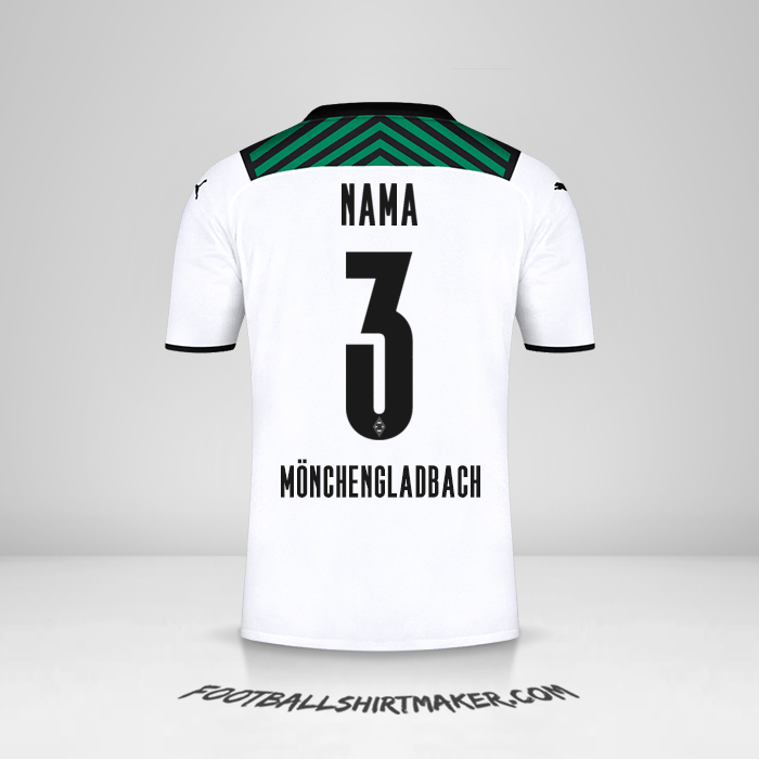 Jersey Borussia Monchengladbach 2021/2022 -  nama - 3