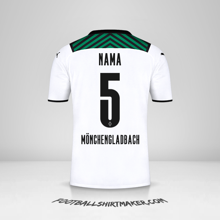 Jersey Borussia Monchengladbach 2021/2022 -  nama - 5