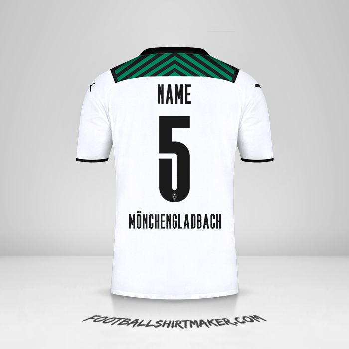 Trikot Borussia Monchengladbach 2021/2022 -  name - 5