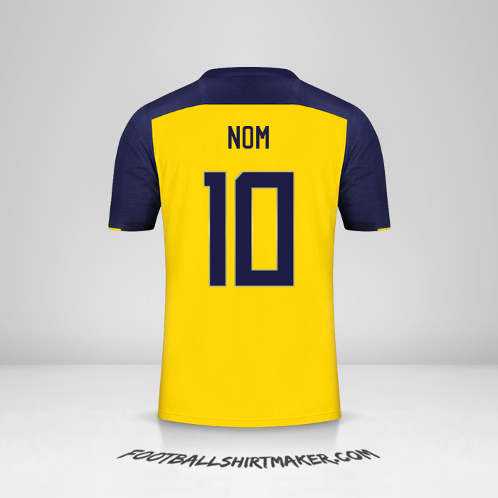 Maillot Équateur 2020/22 -  nom - 10