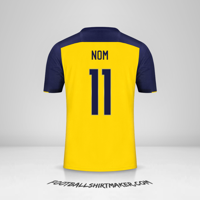 Maillot Équateur 2020/22 -  nom - 11