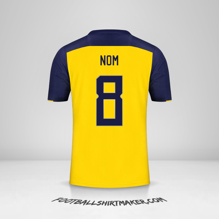 Maillot Équateur 2020/22 -  nom - 8