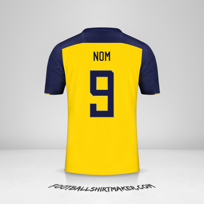 Maillot Équateur 2020/22 -  nom - 9