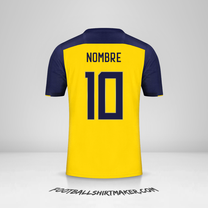 Jersey Ecuador 2020/22 -  nombre - 10
