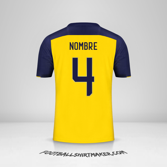 Jersey Ecuador 2020/22 -  nombre - 4