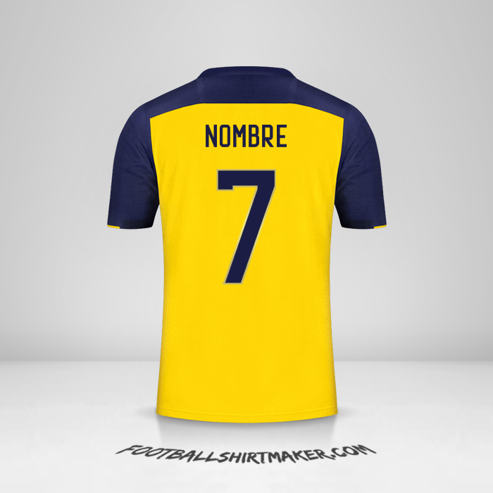 Jersey Ecuador 2020/22 -  nombre - 7