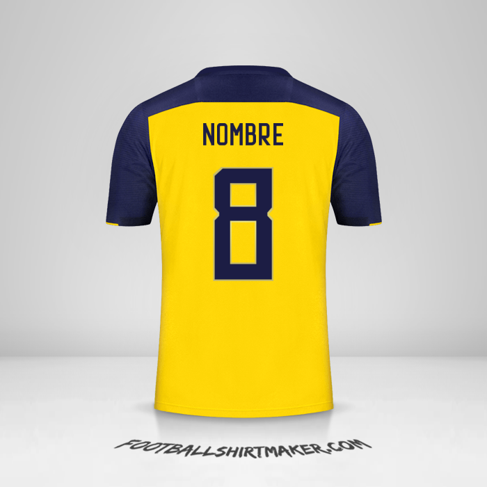 Jersey Ecuador 2020/22 -  nombre - 8
