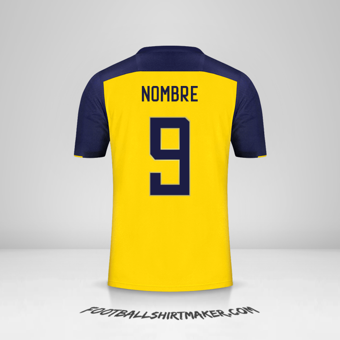 Jersey Ecuador 2020/22 -  nombre - 9