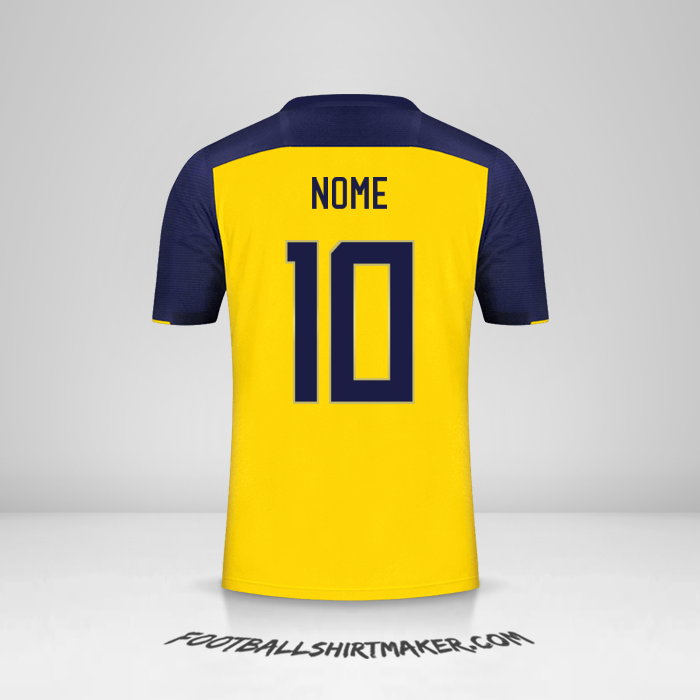 Camisa Equador 2020/22 -  nome - 10