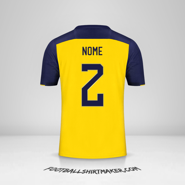 Maglia Ecuador 2020/22 -  nome - 2