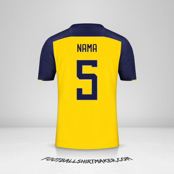 Jersey Ekuador 2020/22 -  nama - 5