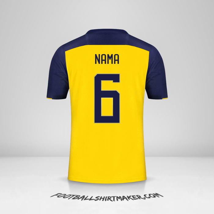 Jersey Ekuador 2020/22 -  nama - 6