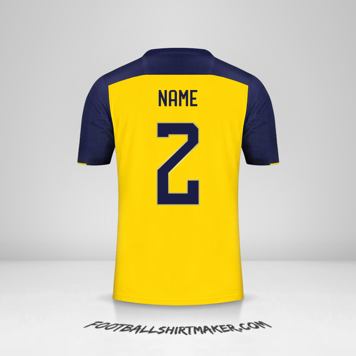 Shirt Ecuador 2020/22 -  name - 2