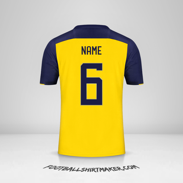 Trikot Ecuador 2020/22 -  name - 6