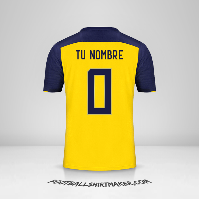 Jersey Ecuador 2020/22 -  tu nombre - 0