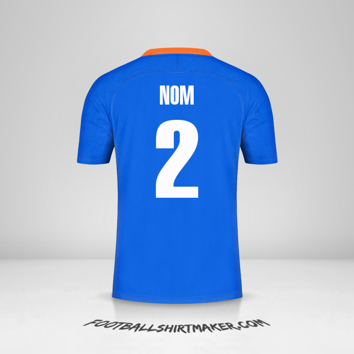 Maillot Inde 2021 -  nom - 2