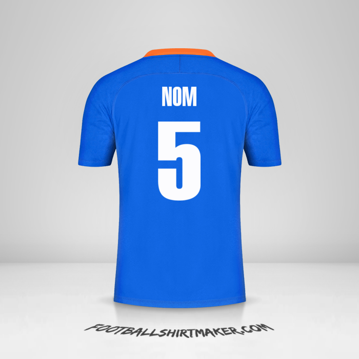 Maillot Inde 2021 -  nom - 5