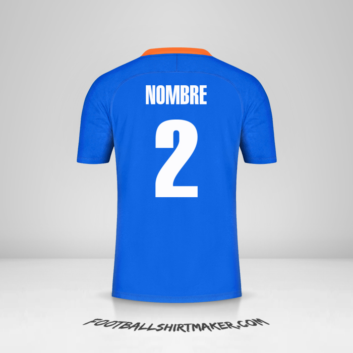 Jersey India 2021 -  nombre - 2