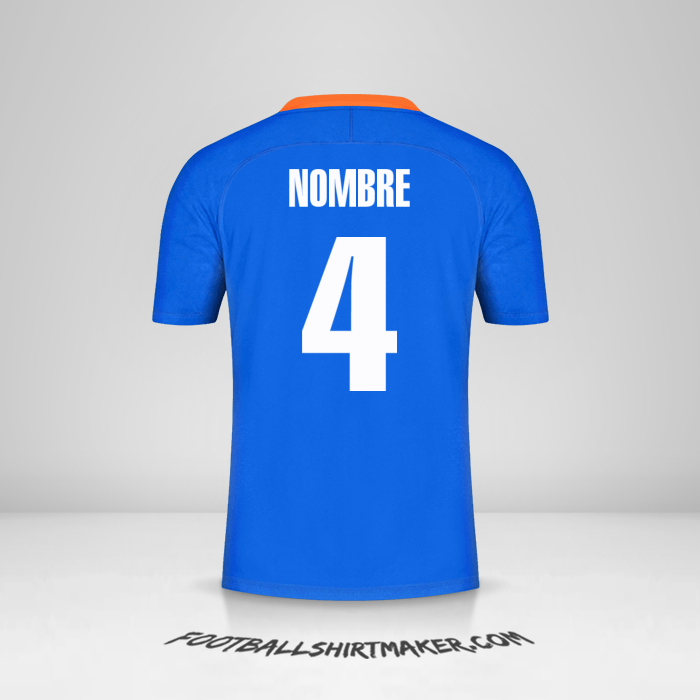 Jersey India 2021 -  nombre - 4