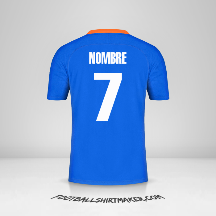 Jersey India 2021 -  nombre - 7