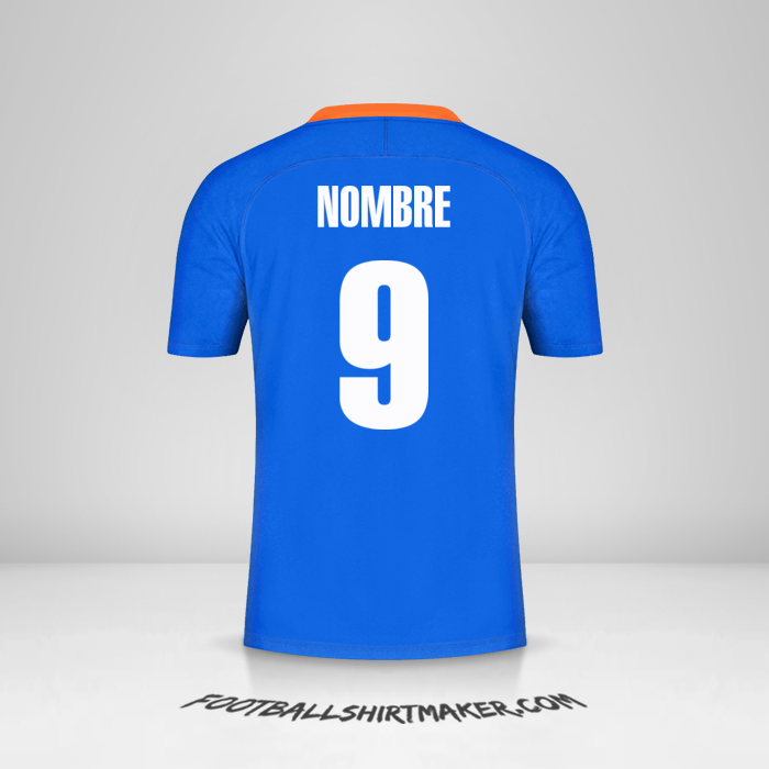 Jersey India 2021 -  nombre - 9