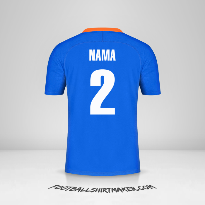 Jersey India 2021 -  nama - 2