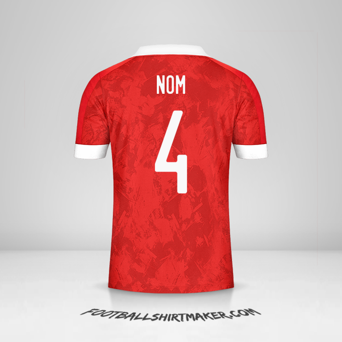 Maillot Russie 2020/2021 -  nom - 4