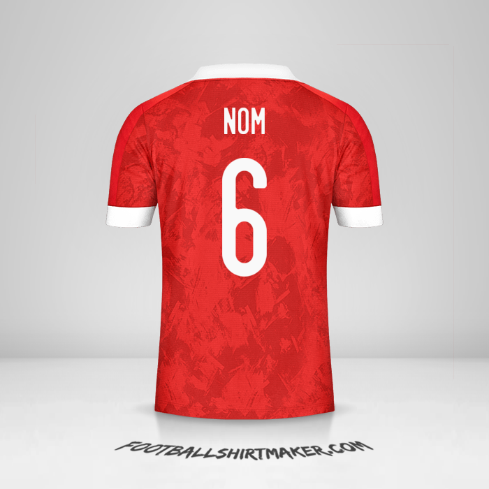 Maillot Russie 2020/2021 -  nom - 6