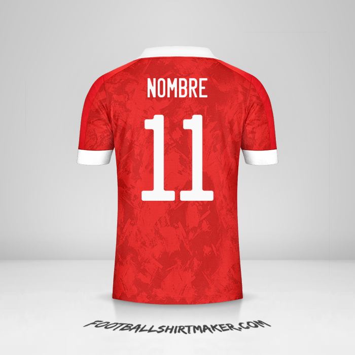 Camiseta Rusia 2020/2021 -  nombre - 11